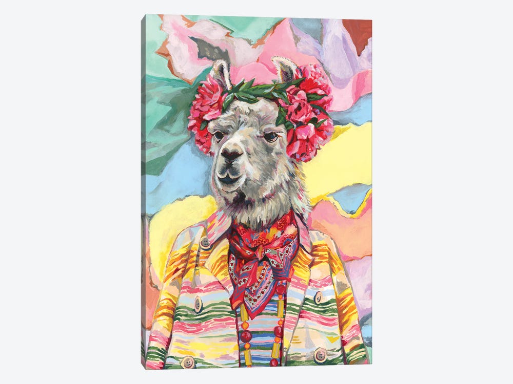 Desert Llama by Heather Perry 1-piece Canvas Print