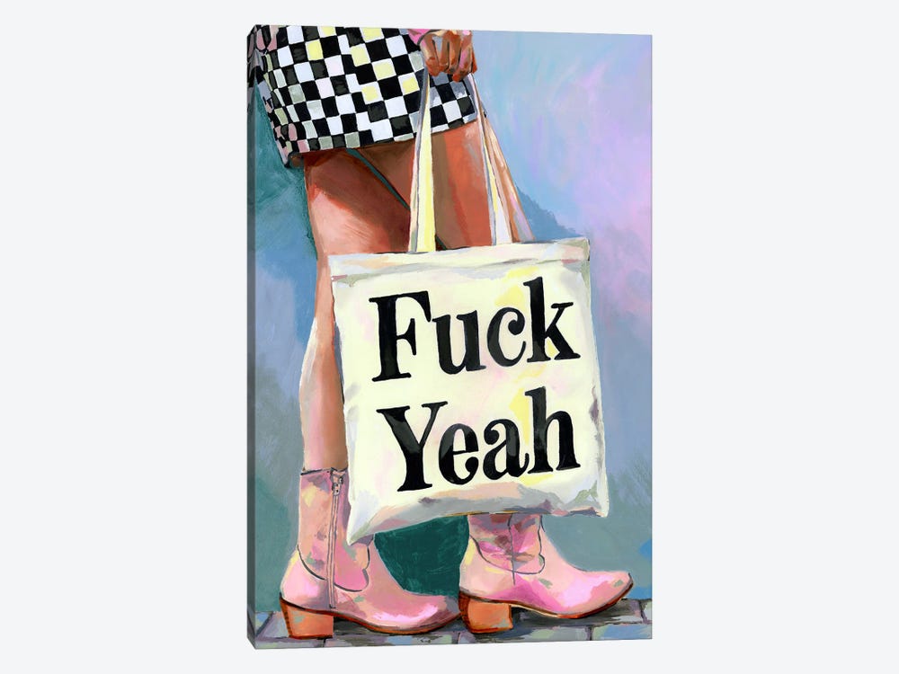 Fuck Yeah by Heather Perry 1-piece Canvas Art Print