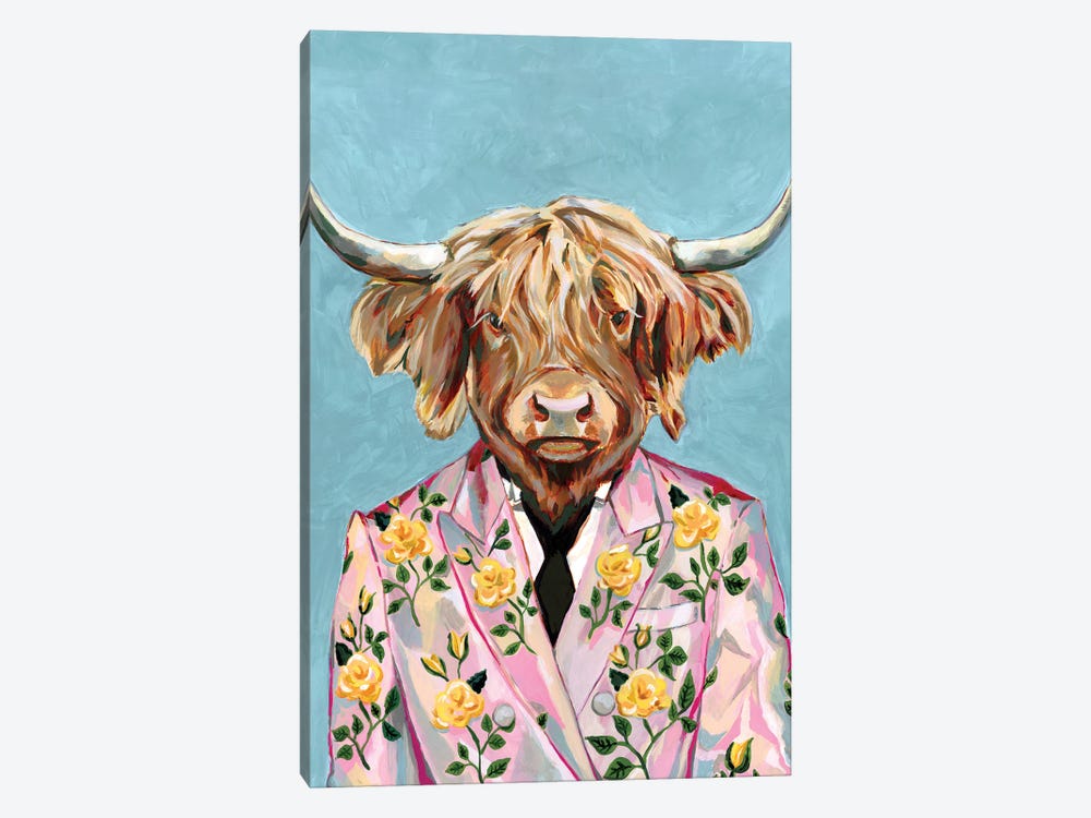 dobbelt ske vejkryds Gucci Cow Canvas Art Print by Heather Perry | iCanvas