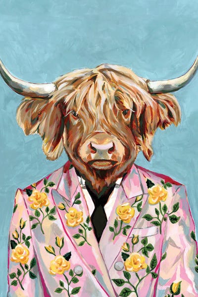 Wall Art: Gucci Cow by Heather Perry