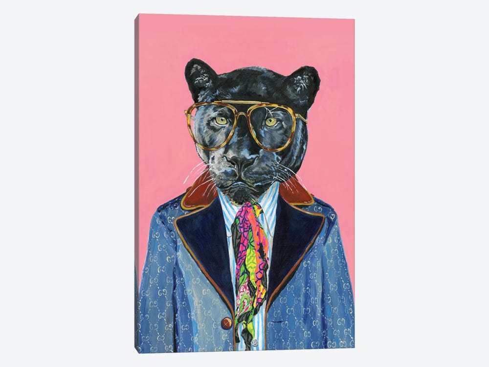 Gucci Panther by Heather Perry 1-piece Canvas Print