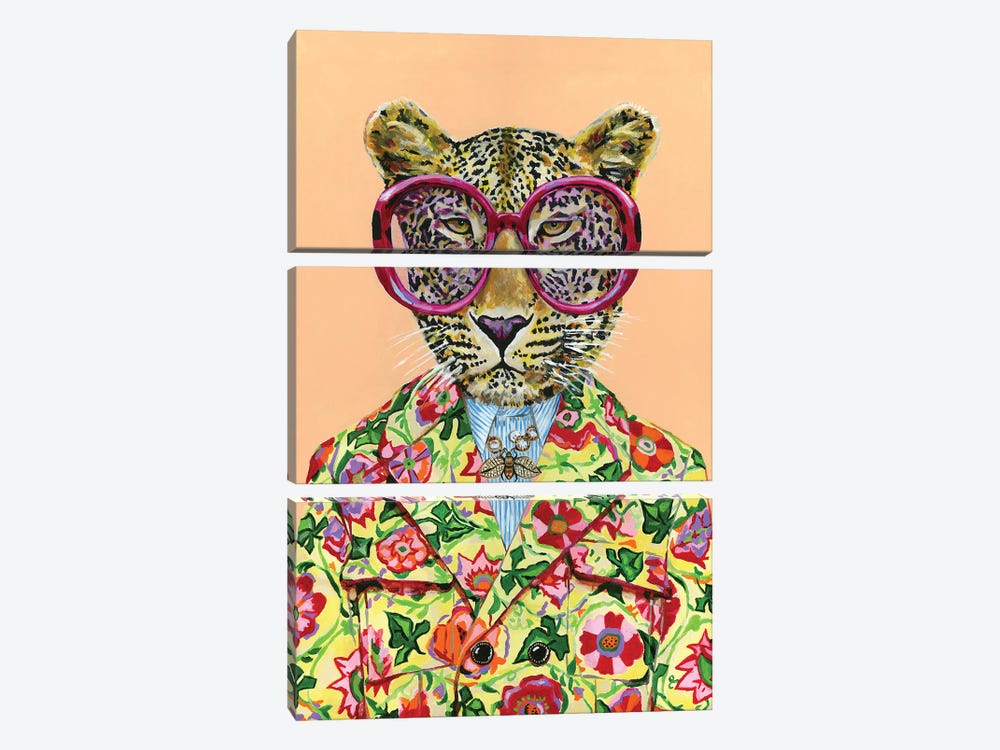 Gucci Leopard by Heather Perry 3-piece Canvas Wall Art