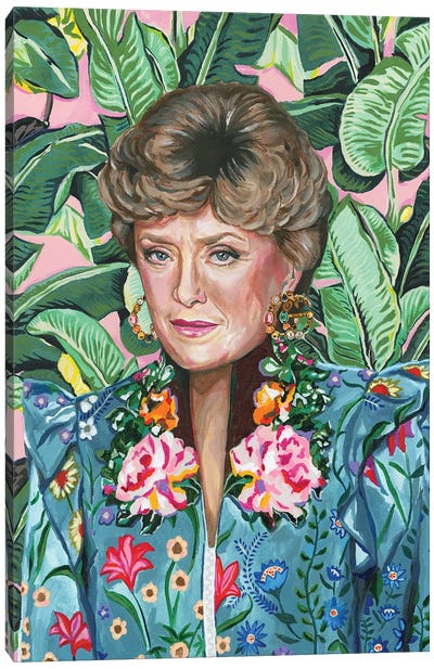 Blanche Canvas Art Print - Female Portrait Art