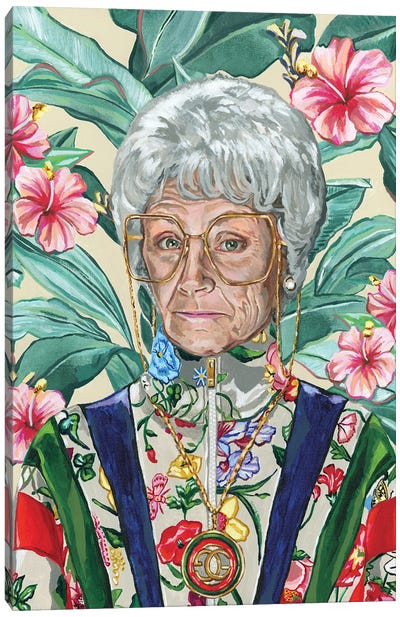 Sophia Canvas Art Print - Female Portrait Art