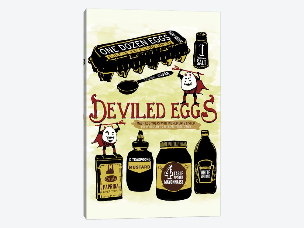 Deviled Eggs by Heather Perry 1-piece Canvas Art