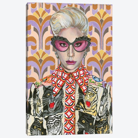 House Of Gaga Canvas Print #HPE90} by Heather Perry Canvas Art Print