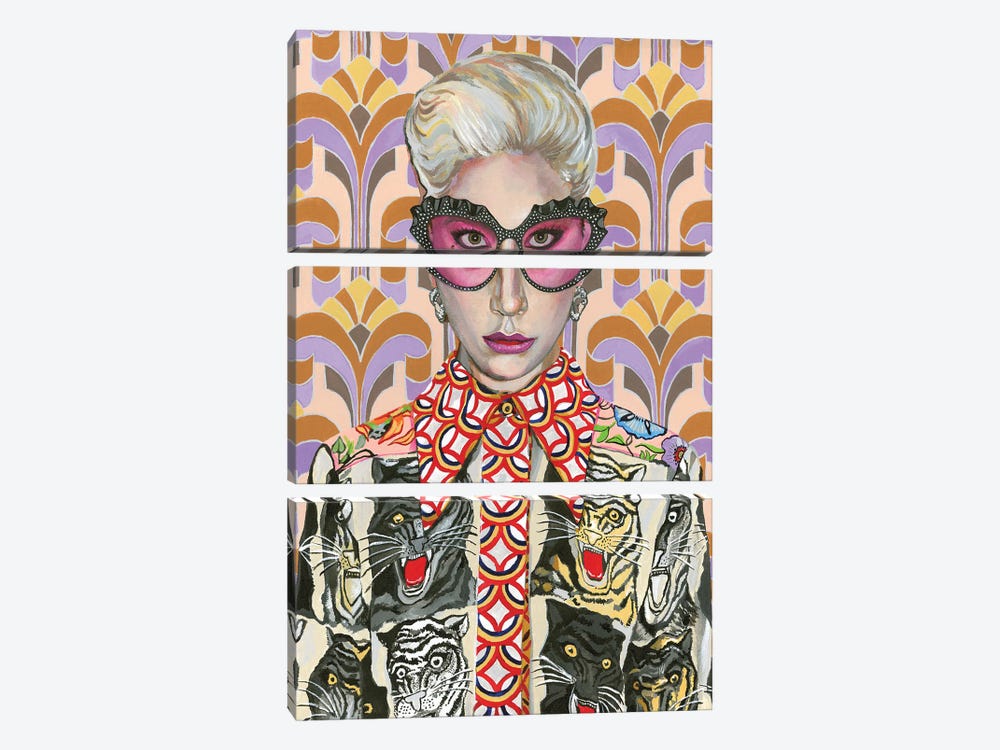 House Of Gaga by Heather Perry 3-piece Art Print