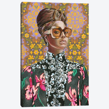 Queen Bey Canvas Print #HPE92} by Heather Perry Canvas Art Print