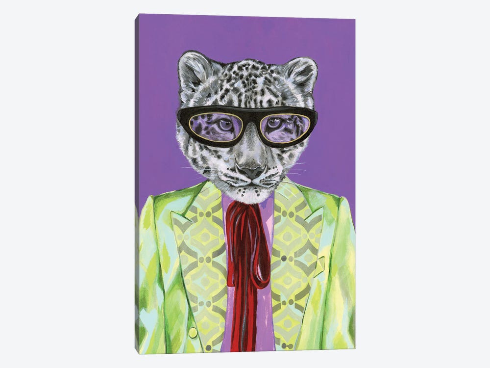 Gucci Snow Leopard by Heather Perry 1-piece Canvas Artwork