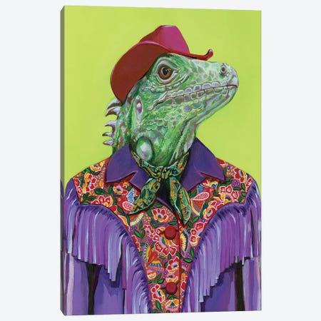 Gucci Lizard Canvas Print #HPE94} by Heather Perry Canvas Artwork