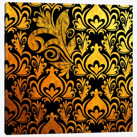 Incoherent Fragment in Black & Gold Canvas Print #HPP17} by 5by5collective Art Print