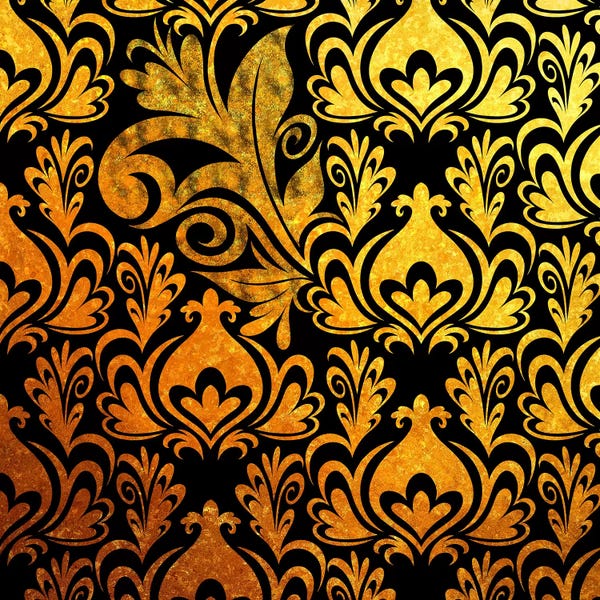 Decorative Elements: Incoherent Fragment in Black & Gold by 5by5collective