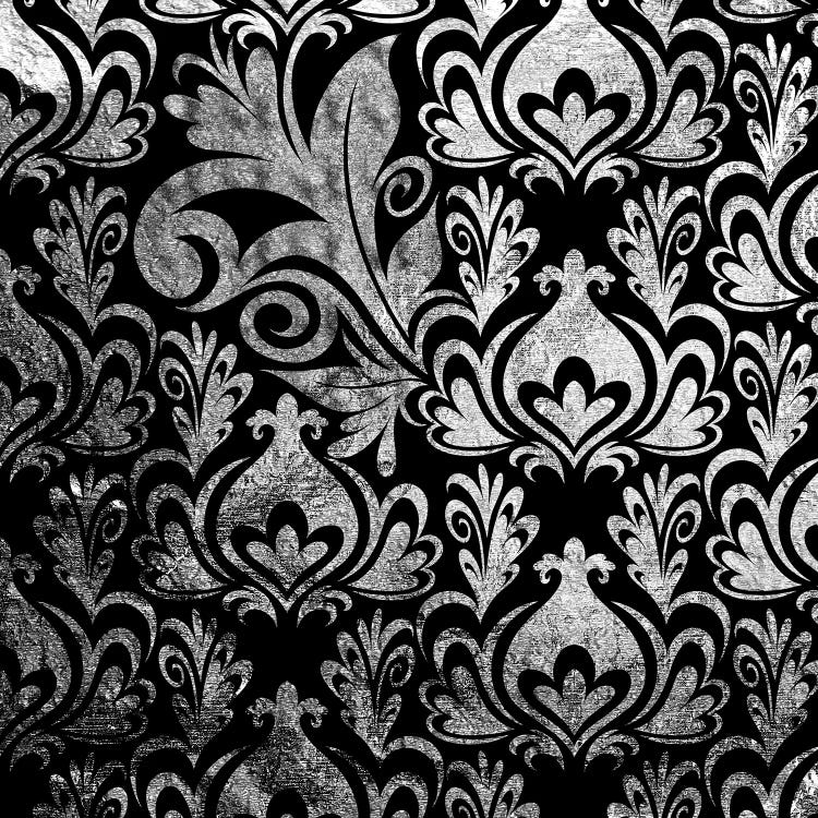 Incoherent Fragment in Black & Silver by 5by5collective wall art