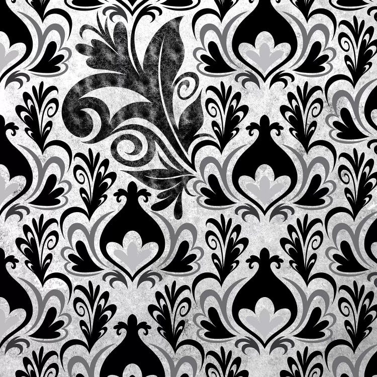 Incoherent Fragment in Black & White by 5by5collective wall art