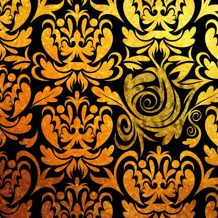 Modular Movement in Black & Gold by 5by5collective wall art
