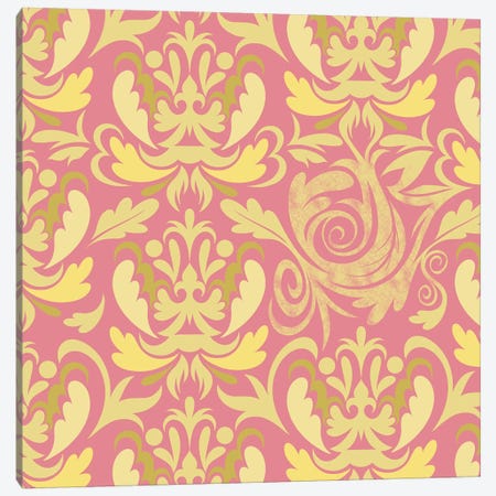 Modular Movement in Pink & Yellow Canvas Print #HPP27} by 5by5collective Canvas Art