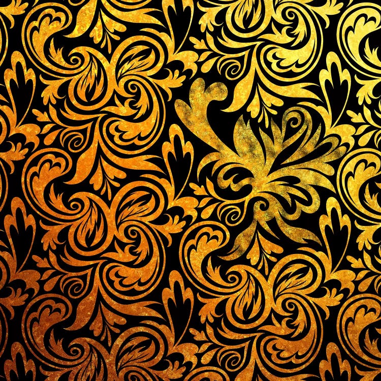 Secret View in Black & Gold by 5by5collective wall art