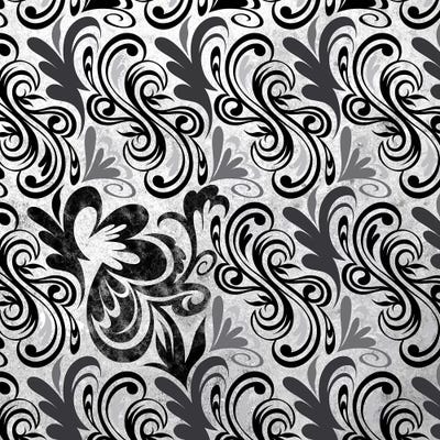 Element of Peace in Black & White by 5by5collective art print