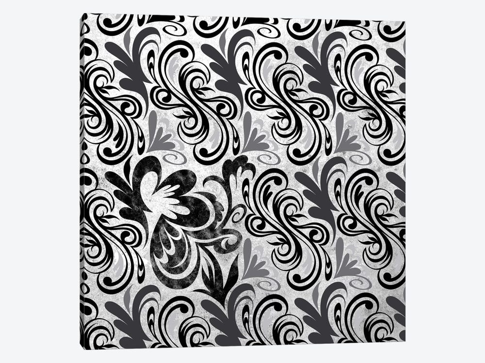 Element of Peace in Black & White by 5by5collective 1-piece Canvas Art