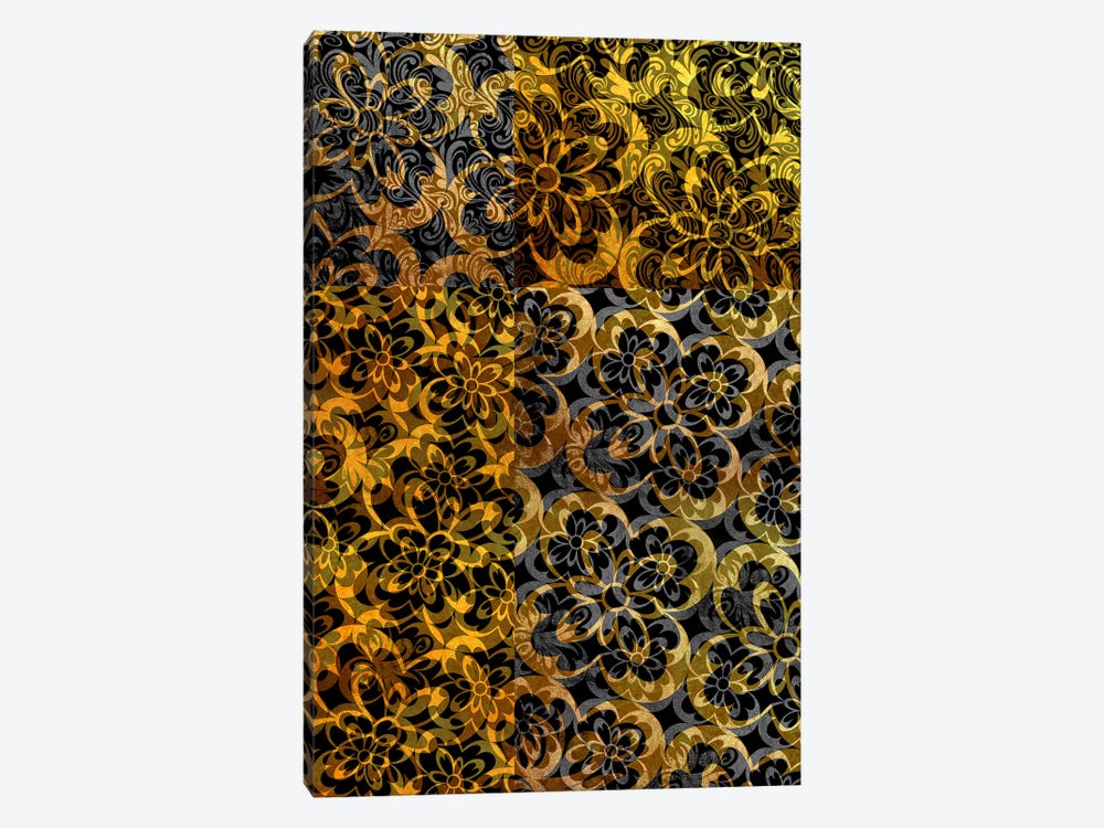Evolving Movement in Gold Extended by 5by5collective 1-piece Canvas Artwork