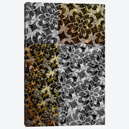 Evolving Movement in Silver Extended Canvas Print #HPP49} by 5by5collective Art Print