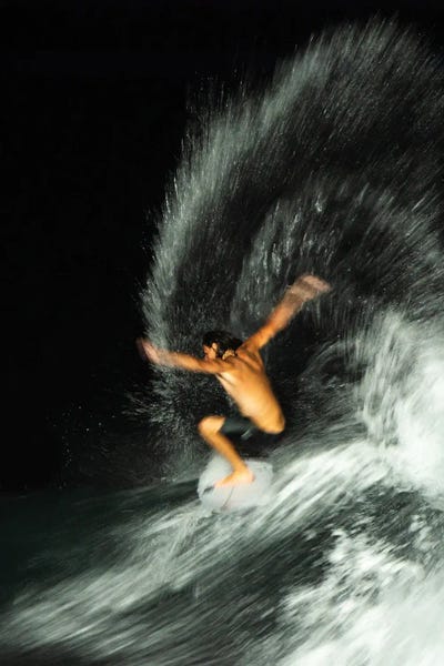 Action Shots: Night Surf by Hannah Prewitt