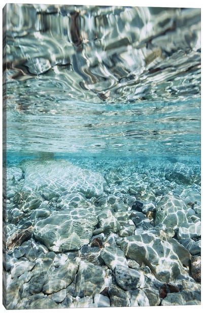 Clear Water Shallows Canvas Art Print - Hannah Prewitt
