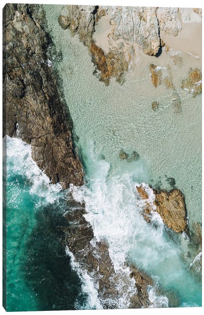 Champagne Pools Canvas Art Print - Aerial Photography