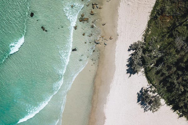 Aerial Beaches: Moreton Island by Hannah Prewitt