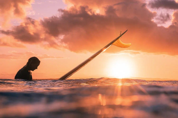 Noosa Silhouette by Hannah Prewitt wall art