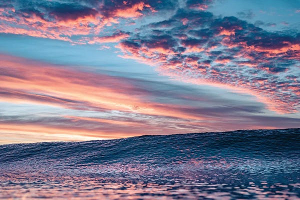 Hannah Prewitt: Ocean Inferno Landscape by Hannah Prewitt