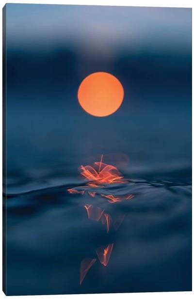 Sparkling Water Canvas Art Print - Hannah Prewitt