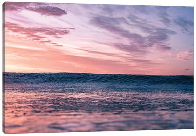 Sunrise On The Water Canvas Art Print - Rothko Inspired Photography