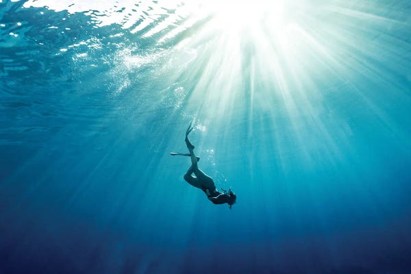 Ocean Blues: Bahamas Dive by Hannah Prewitt