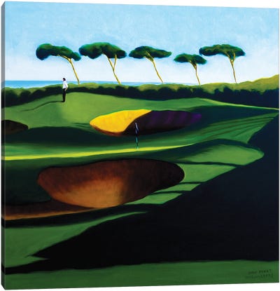 Waiting for Tomorrow Canvas Art Print - Golf Art