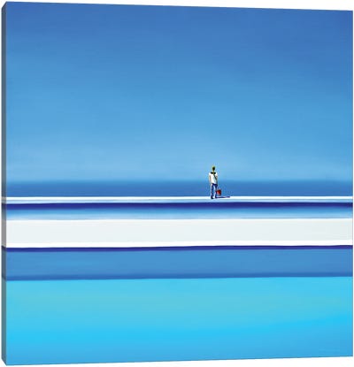 South Sea Colors Canvas Art Print - Swimming Art