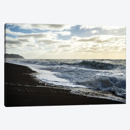 Storm Waves Canvas Print #HRB14} by Heather Roberson Canvas Artwork
