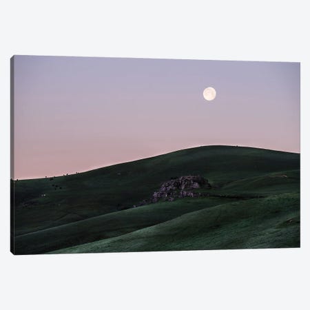 Full Moon At Dawn Canvas Print #HRB20} by Heather Roberson Canvas Art