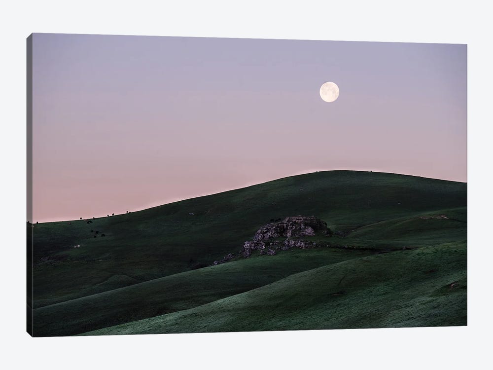 Full Moon At Dawn by Heather Roberson 1-piece Art Print