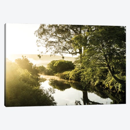 Morning Glory Canvas Print #HRB57} by Heather Roberson Canvas Artwork