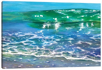 Rainbow Tide Canvas Art Print - HRH EMERALD