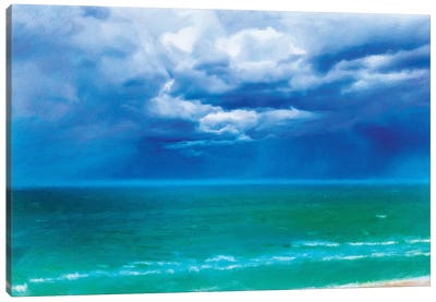 Stormy Skies Canvas Art Print - HRH EMERALD