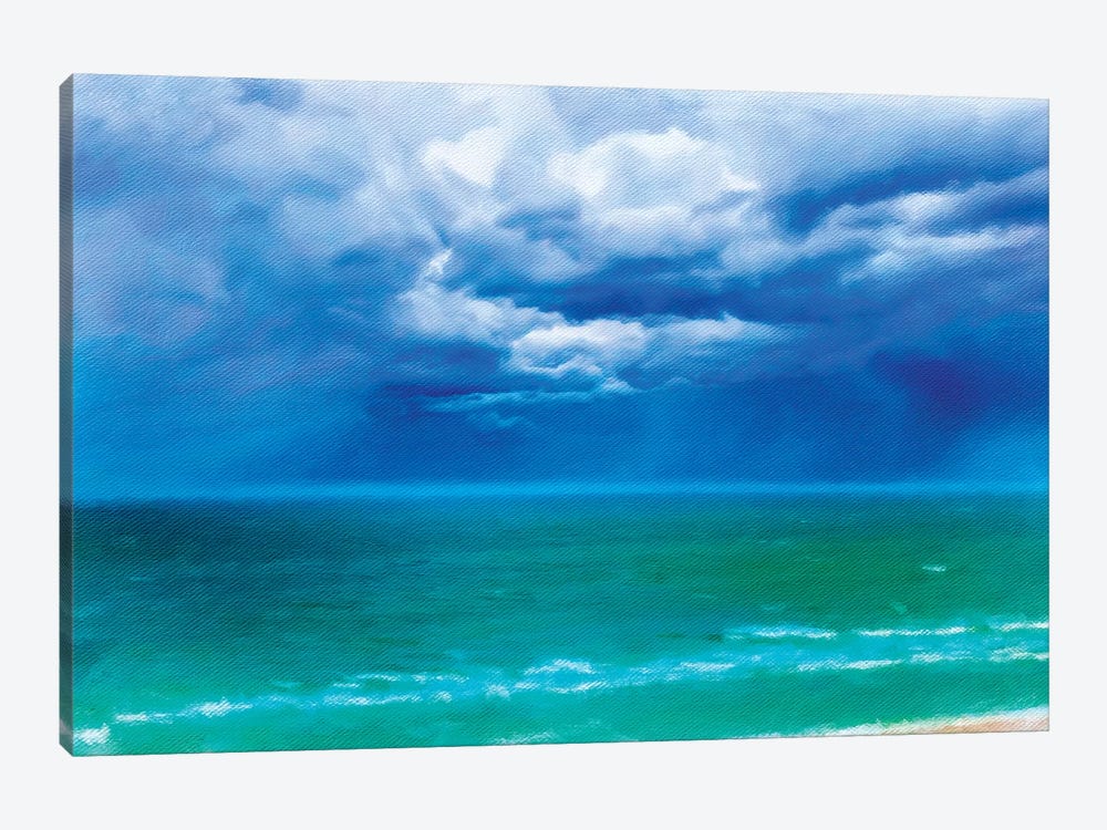 Stormy Skies by HRH EMERALD 1-piece Canvas Print