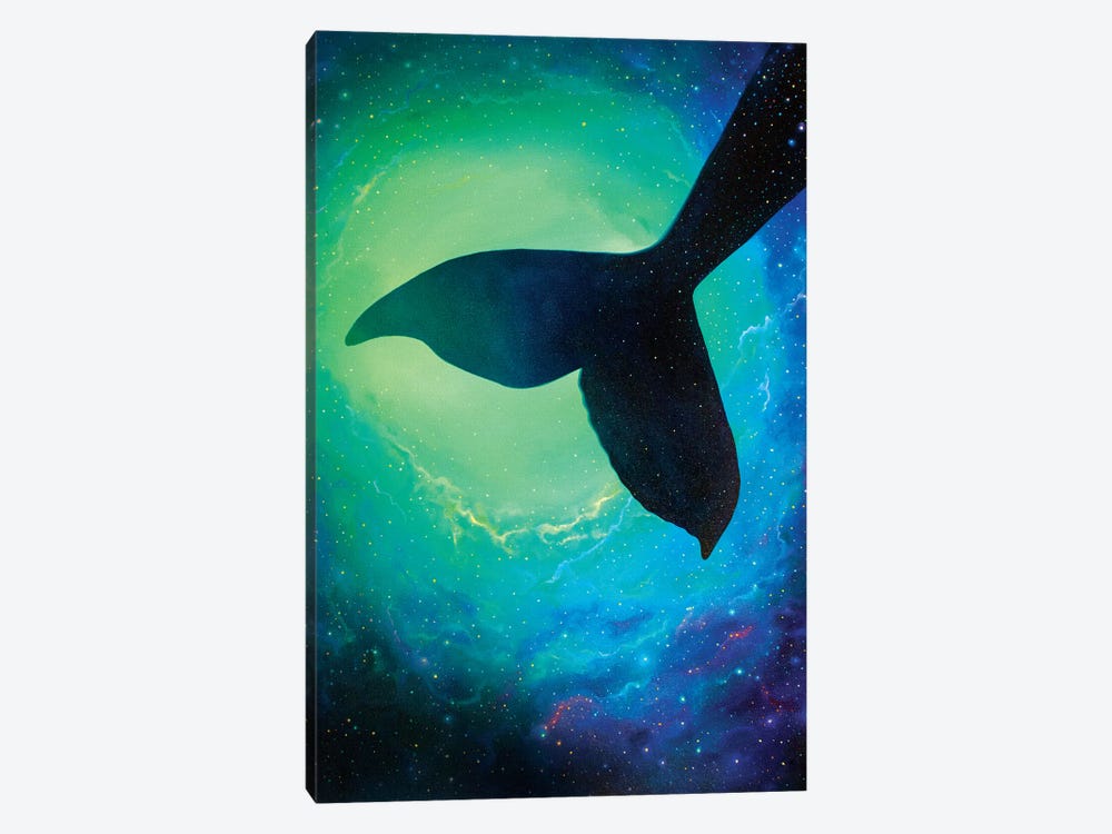 Star Whale by HRH EMERALD 1-piece Canvas Art Print