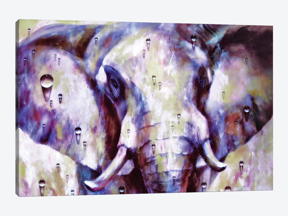 Elephant by HRH EMERALD 1-piece Art Print