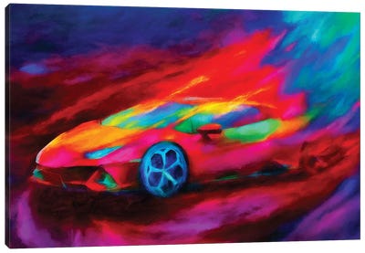 Lamborghini Hurricane Canvas Art Print - HRH EMERALD