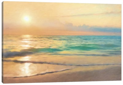 Peaceful Sunset Canvas Art Print - HRH EMERALD