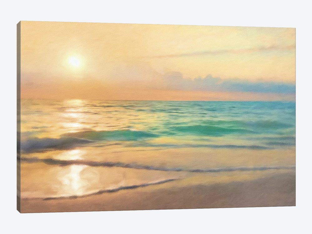 Peaceful Sunset by HRH EMERALD 1-piece Canvas Art