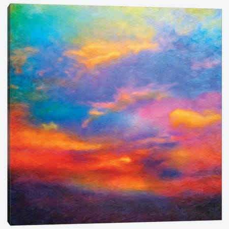 Purple Sky Canvas Print #HRH9} by HRH EMERALD Canvas Wall Art