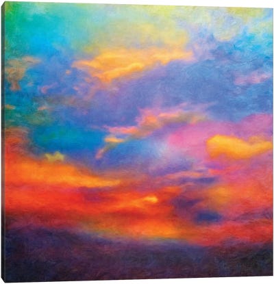 Purple Sky Canvas Art Print - HRH EMERALD